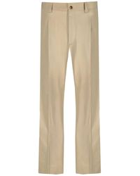 Laneus - Cotton Trousers - Lyst