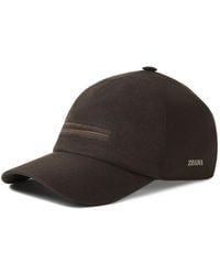 ZEGNA - Oasi Lino Baseball Cap - Lyst