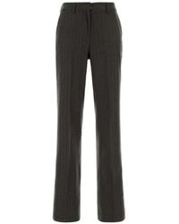 PT Torino - Jodie Pinstripe Wool Trousers - Lyst