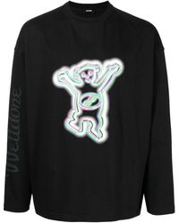 we11done - Graphic-print Long-sleeve T-shirt - Lyst