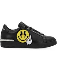 Philipp Plein - Plein Smile Patch Sneakers - Lyst