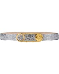 Versace - Belt H.30 Calf Leather Strass - Lyst