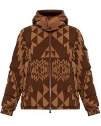 Moncler - Boislune Geometric-Patterned Down Jacket - Lyst