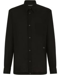 Dolce & Gabbana - Long-Sleeve Linen Shirt - Lyst