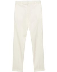Jil Sander - Pressed-Crease Straight-Leg Trousers - Lyst