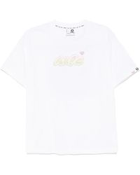 A Bathing Ape - Logo-Print T-Shirt - Lyst