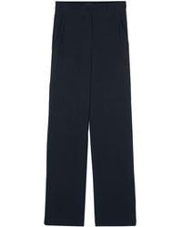 Emporio Armani - High-Waisted Trousers - Lyst