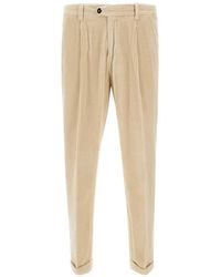 Devore - Pantalones de pana con cierre de botón - Lyst