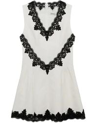Jonathan Simkhai - Minna Lace-Trim Mini Dress - Lyst