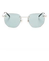 dunhill - Geometric-Frame Sunglasses - Lyst