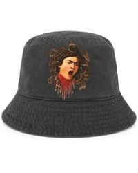 Melt - Graphic-Print Cotton Bucket Hat - Lyst