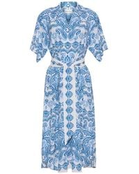 Cara Cara - Rhodes Paisley-Print Dress - Lyst