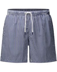 Fedeli - Striped Swim Shorts - Lyst