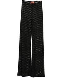 Missoni - Crochet-Knit Sheer Trousers - Lyst
