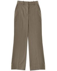 Victoria Beckham - Melange Tailored Trousers - Lyst