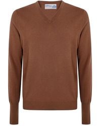 Ballantyne - V-Neck Cashmere Sweater - Lyst