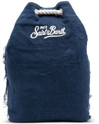 MC2 Saint Barth - Boat Embroidered-Logo Backpack - Lyst