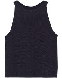 Closed - Ribbed-knit Organic Cotton Tank Top - Lyst