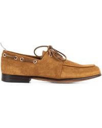 Thom Browne - Suede Boat Shoes - Lyst