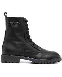 Philipp Plein - Lace-Up Leather Boots - Lyst