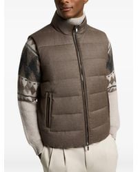 Peserico - Quilted Padded Gilet - Lyst