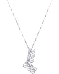 Tasaki - Pendentif Balance Arm Neo Pavé De Diamants - Lyst