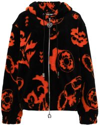 VAQUERA Giant Zip Hoodie in Black | Lyst