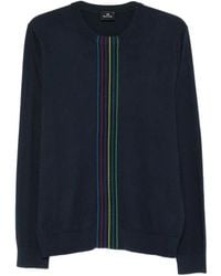 Paul Smith - Sports Stripe Crew-Neck Sweater - Lyst