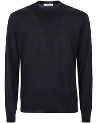 Cruciani - Crew-Neck Long-Sleeve Sweater - Lyst