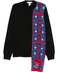 Comme des Garçons - Soccer Scarf Sweater - Lyst