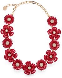 Carolina Herrera - Crystal-Embellished Necklace - Lyst