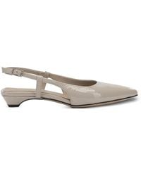 Pomme D ́Or - Greta Patent Leather Slingback Pumps - Lyst