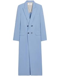 Ami Paris - Double-Breasted Blazer Maxi Dress - Lyst