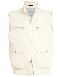 Brunello Cucinelli - Bonded Padded Gilet - Lyst