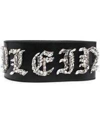 Philipp Plein - Cinturón Con Logo Con Apliques - Lyst