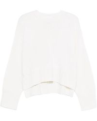 Allude - Ribbed-Hem Long-Sleeves Sweater - Lyst