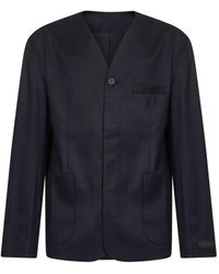 Jacquemus - Collarless Patch-Pocket Jacket - Lyst