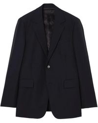 Burberry - Veste À Simple Boutonnage - Lyst