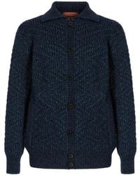 Missoni - Cardigan Boutonné À Chevrons - Lyst