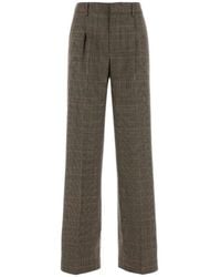 PT Torino - Lola Check-Pattern Trousers - Lyst