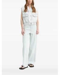 Bally - Sleeveless Denim Jacket - Lyst