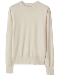 Burberry - Crew-Neck Wool Jumper - Lyst
