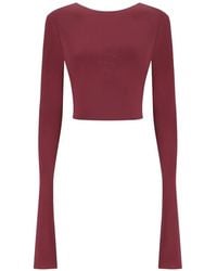 ANDAMANE - Lia Open-Back Crop Top - Lyst