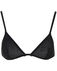 Laura Urbinati - Soutien-Gorge Triangle À Effet Pailleté - Lyst