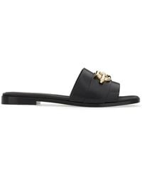 Ferragamo - 'New Gancini' Slides - Lyst