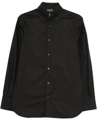 Emporio Armani - Logo Cotton Shirt - Lyst