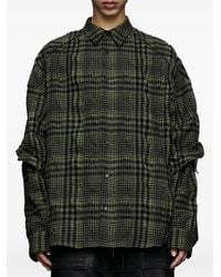 Juun.J - Plaid Ruffle Shirt - Lyst