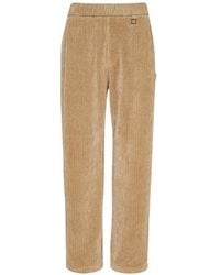 WOOYOUNGMI - Pantalon Droit En Velours Côtelé Floqué - Lyst