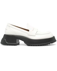 Marni - Two-tone Leather Loafers - Lyst
