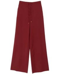 Max Mara - Pantalon Ample À Lien De Resserrage - Lyst